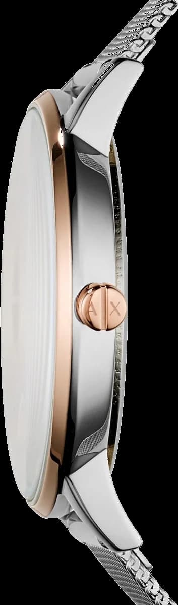 Montre Femme Armani Exchange AX5537 en acier argenté à maille milanaise vue 4