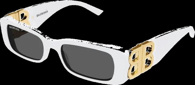 Lunettes de Soleil Balenciaga Everyday BB0096S - Monture rectangulaire pour Femme vue 4