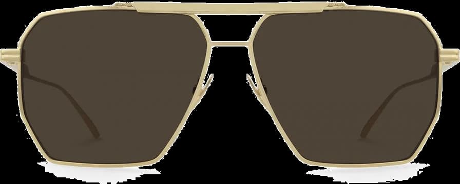 Lunettes de soleil Bottega Veneta BV1012S en métal, unisexe vue 2