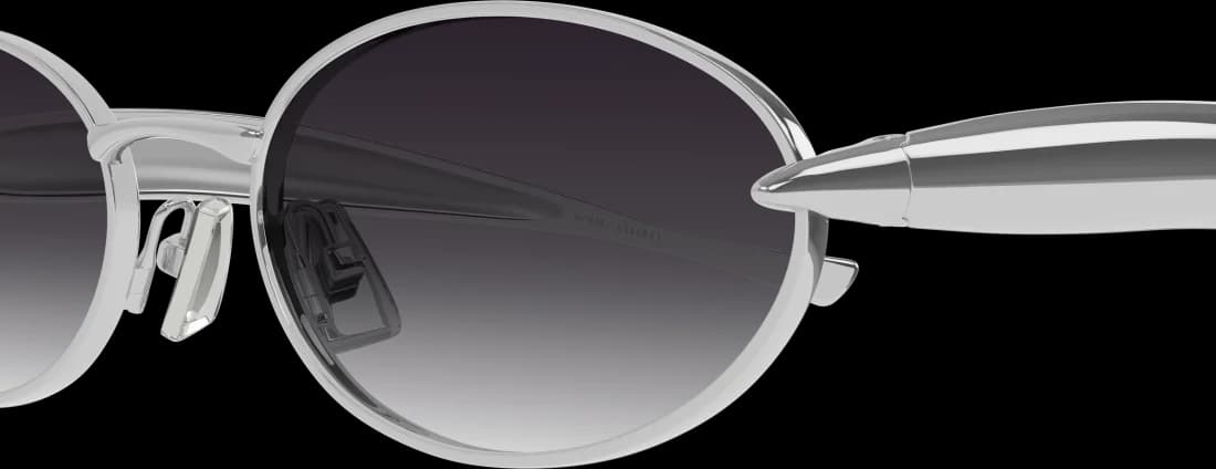 Lunettes de soleil Bottega Veneta BV1386S en métal unisexe vue 2