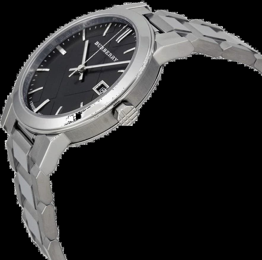 Montre Burberry BU9001 Unisexe en Acier Inoxydable, Cadran Noir vue 2
