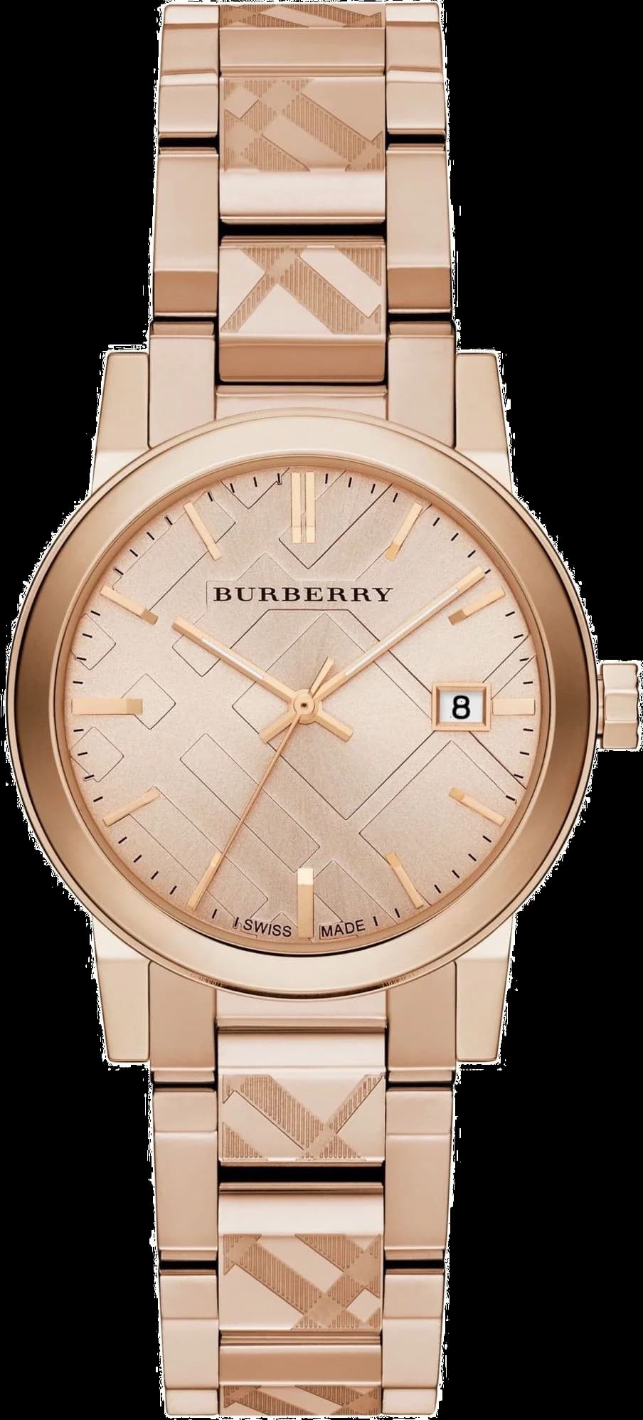 Montre Burberry BU9146 The City Femme Acier Inoxydable Or Rose Swiss Made