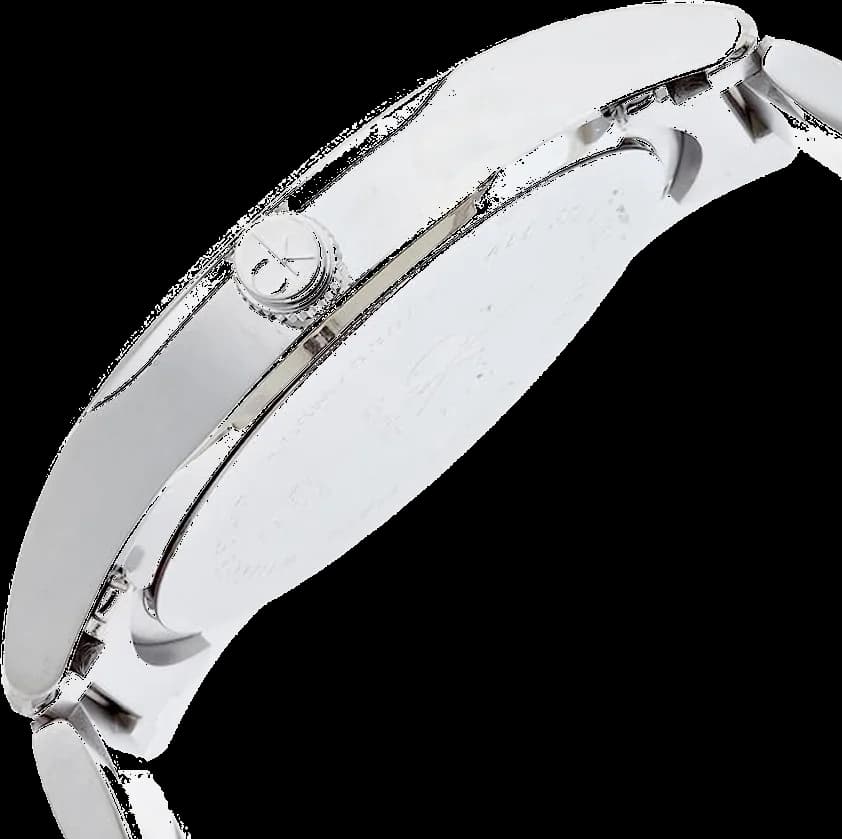 Visage cadran Calvin Klein K2241120 où index bâtons épurés et date à 3h ancrent le style contemporain