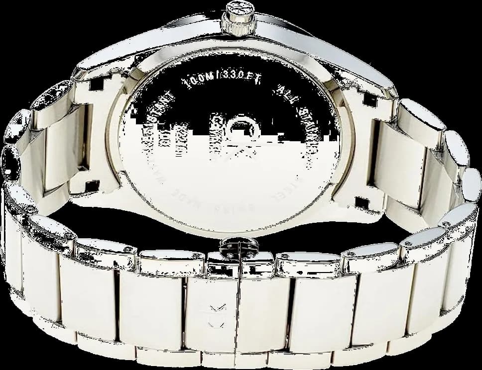 Attache bracelet Calvin Klein K2246107 en acier inoxydable brossé avec fermoir déployant double sécurité et maillons lisses intégrés