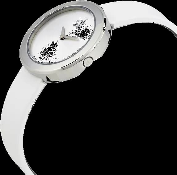 Visage cadran Calvin Klein K3N231L6 avec index bâtons polis et aiguilles fines, mouvement quartz suisse précis