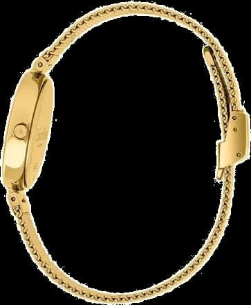 Visage cadran Calvin Klein K8G23526 avec aiguilles dauphine polies et guichet date à 3h, lisibilité optimale