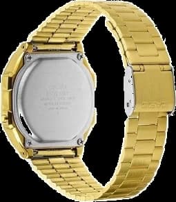 Montre Casio Vintage Digitale A168WERG-2AEF - Boîtier Or et Cadran Dégradé Violet Rose - Unisexe vue 2