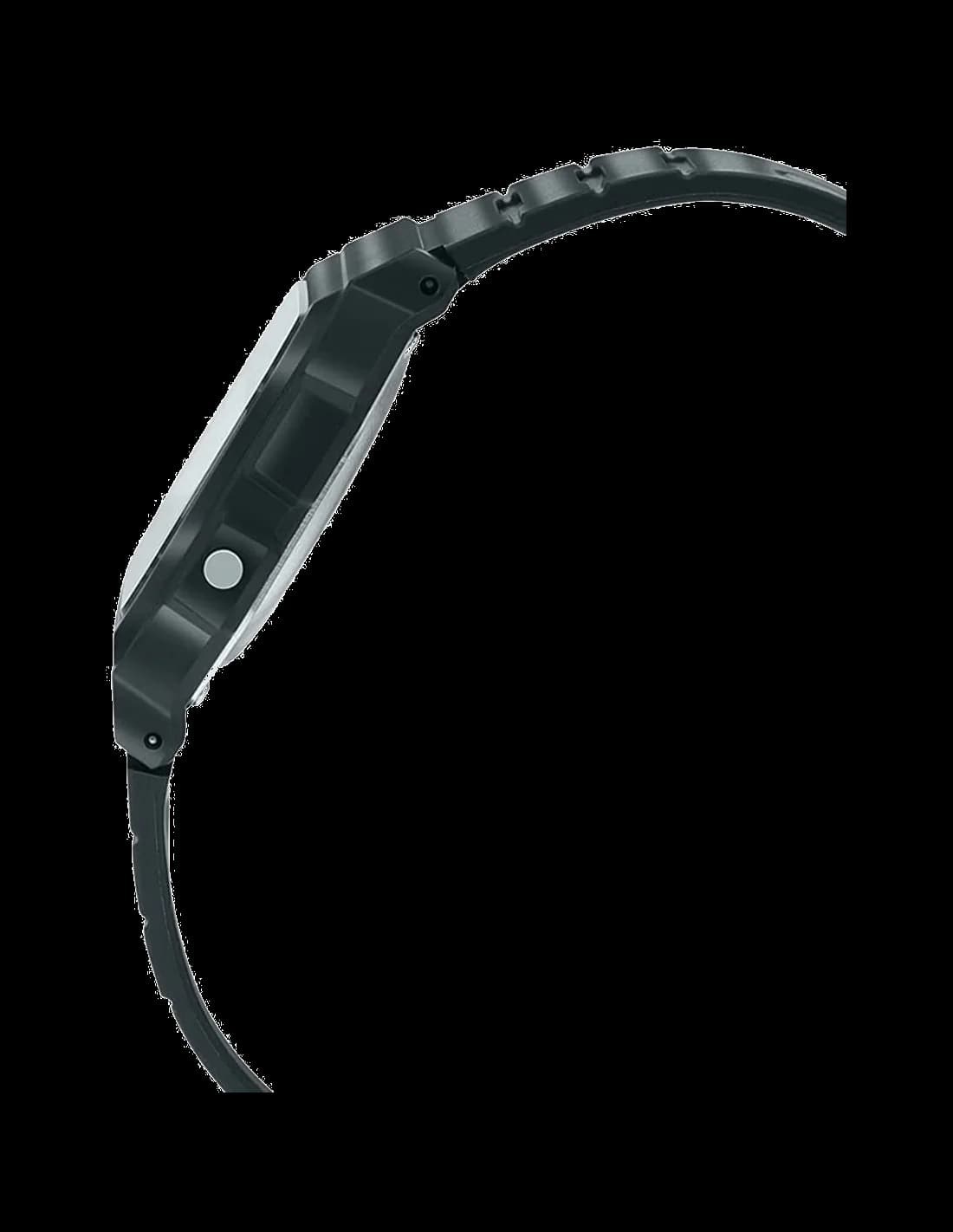 Montre Casio F-91W-3SDG Homme - Cadran Digital Gris, Bracelet Silicone Noir vue 2