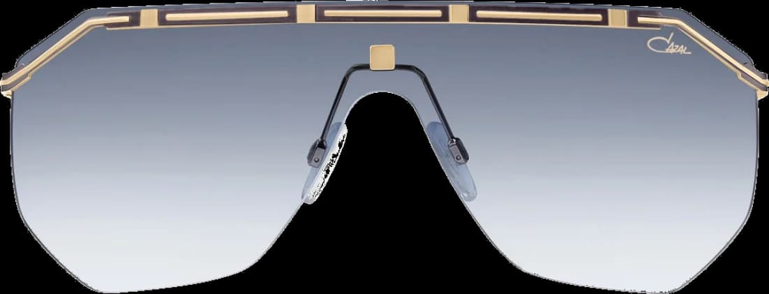 Lunettes de soleil Cazal 9089 masque pilote - Monture métal - Unisexe vue 2