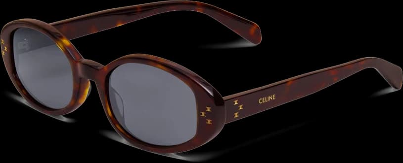 Lunettes de soleil Céline CL40212U pour femme, monture ovale en acétate