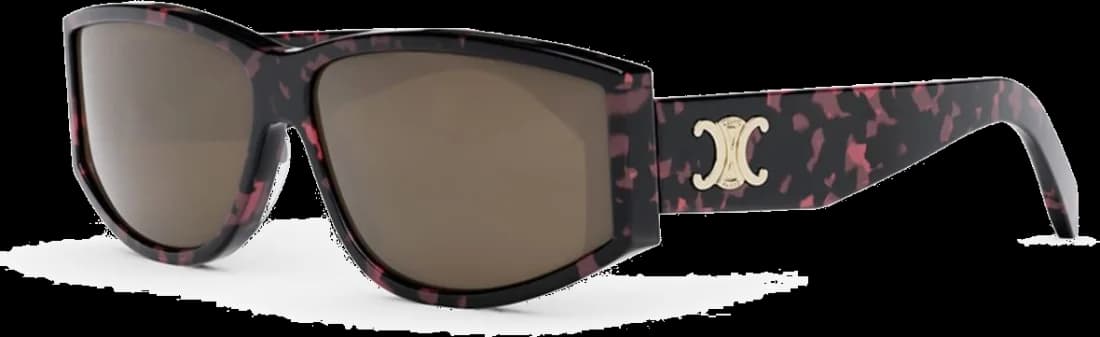 Lunettes de Soleil Celine Triomphe 07 - Monture Ivoire CL40227U pour Femme