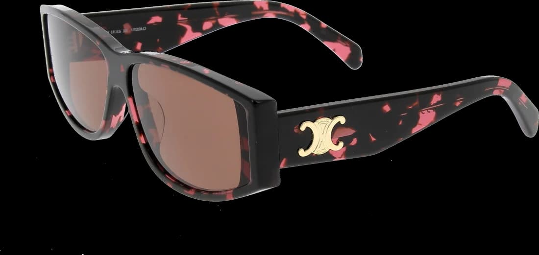 Lunettes de Soleil Celine Triomphe 07 - Monture Ivoire CL40227U pour Femme vue 3