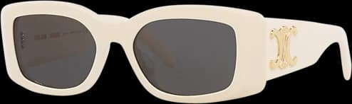Lunettes de soleil Celine Triomphe XL 01 CL40282U - Acétate rectangulaire pour femme vue 2