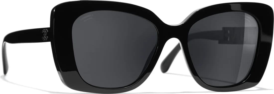 Lunettes de soleil Chanel 5422-B Noir pour Femme