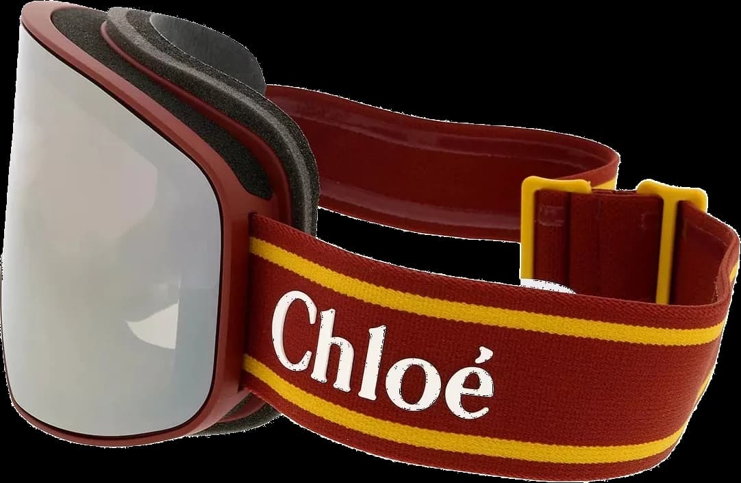 Masque de ski Chloé Cassidy CH0072S métallisé pour femme, bande ajustable vue 3