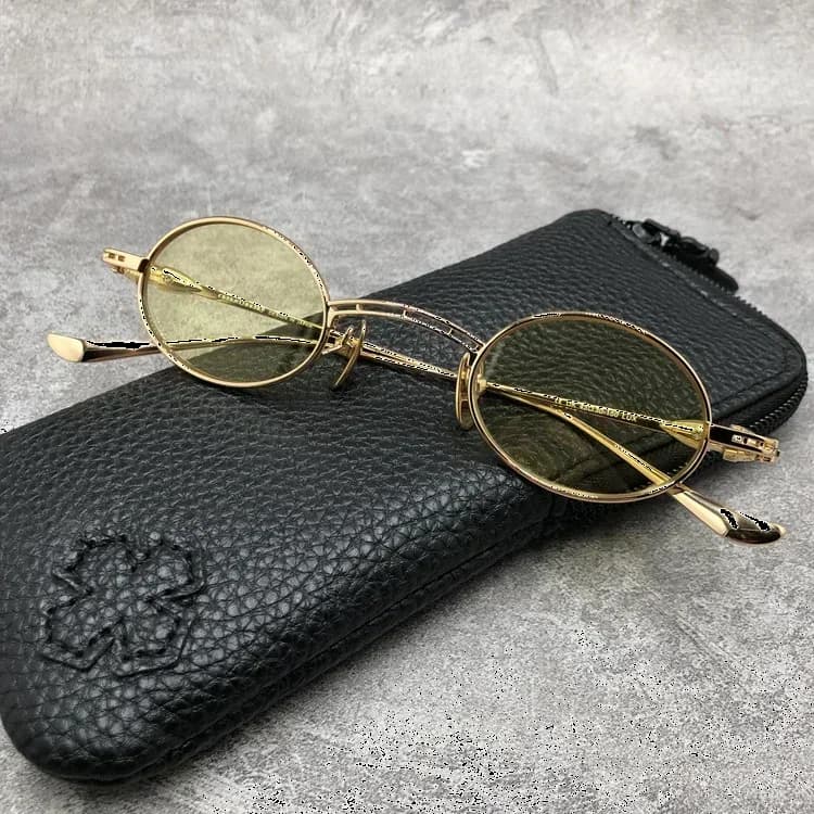 Lunettes de Soleil Chrome Hearts CH8118 Aviator Métal Unisexe vue 5