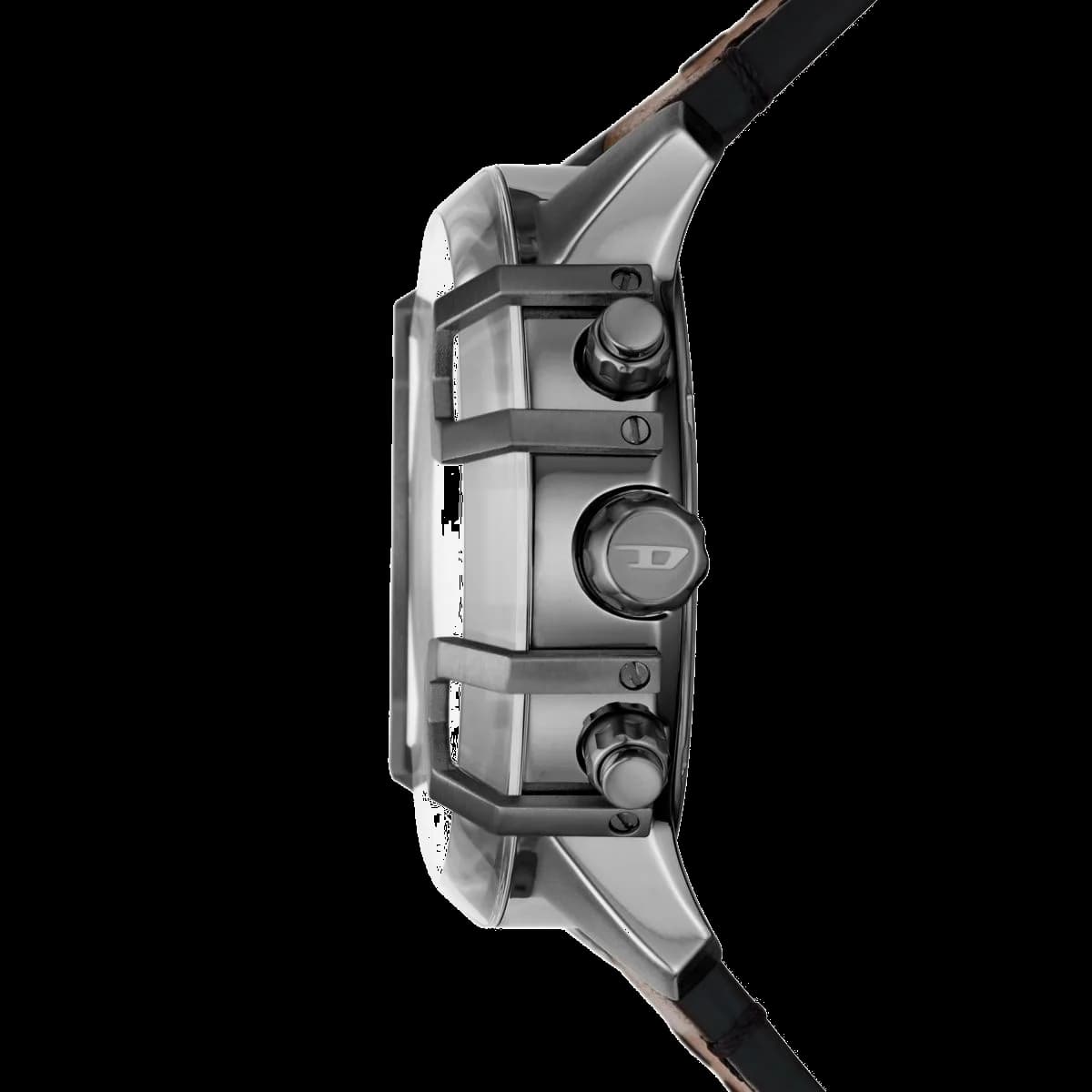 Montre Homme Diesel Griffed Mini DZ4604 bracelet cuir marron vue 3