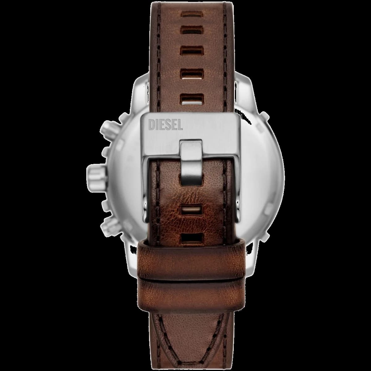 Montre Homme Diesel Griffed Mini DZ4604 bracelet cuir marron vue 4