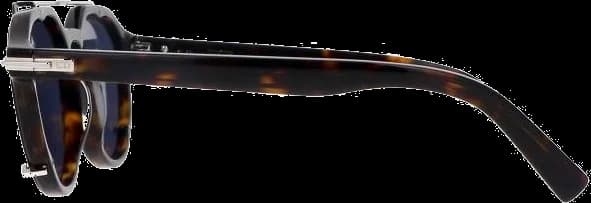 Lunettes de soleil Dior DIORBLACKSUIT RI rondes double pont pour homme