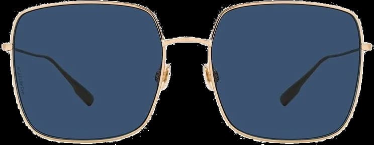 Lunettes de soleil Dior DIORSTELLAIRE1 en métal doré pour Femme vue 2