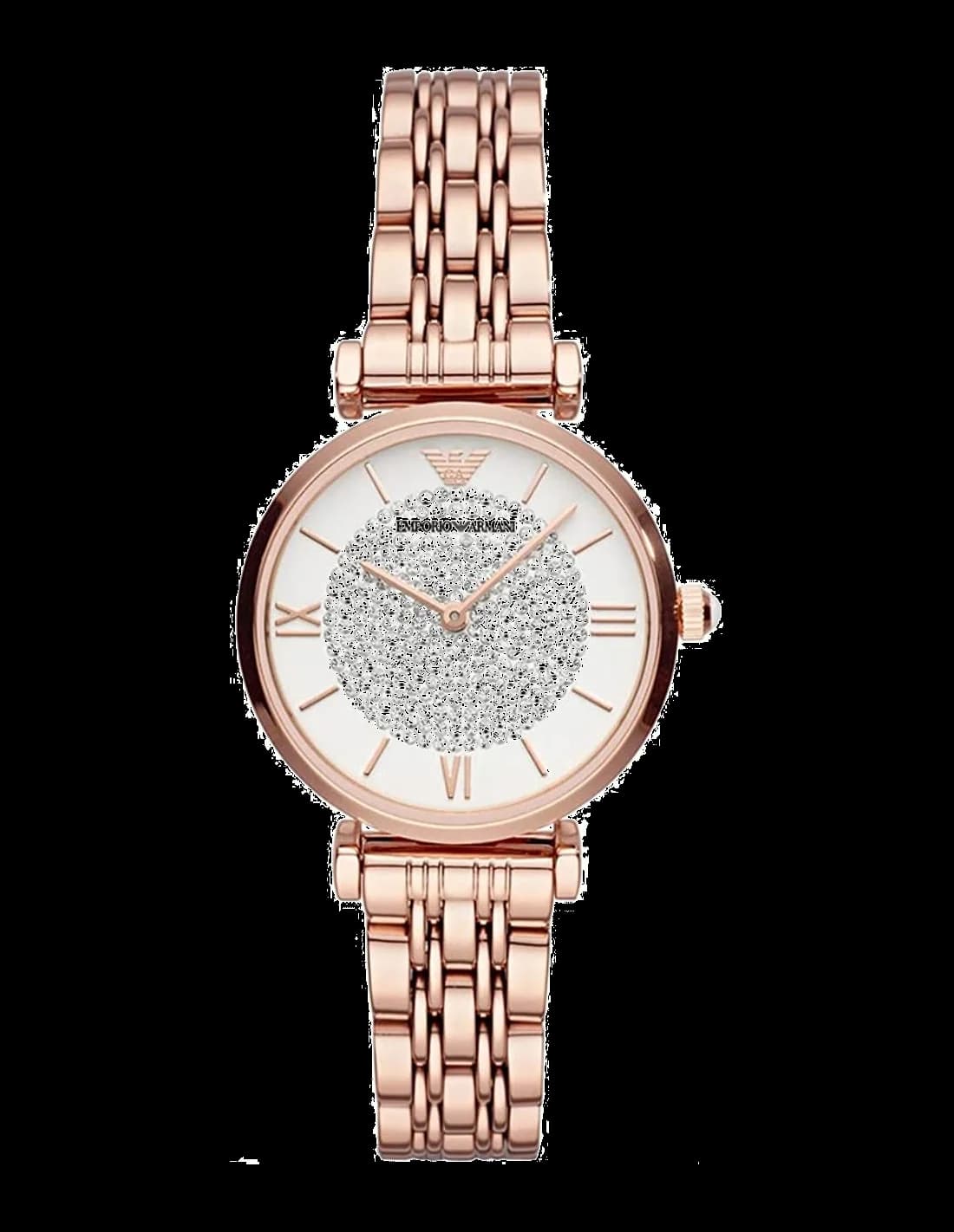 Montre Femme Emporio Armani AR11244 Gianni T-Bar en Acier Doré Rose
