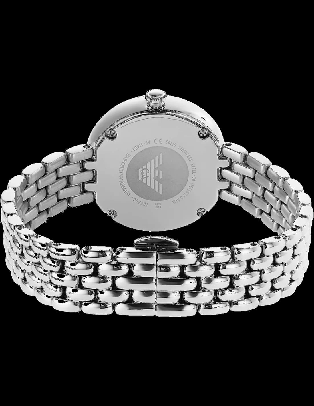 Montre Femme Emporio Armani AR11461 en Acier Argenté et Cadran Nacre vue 4