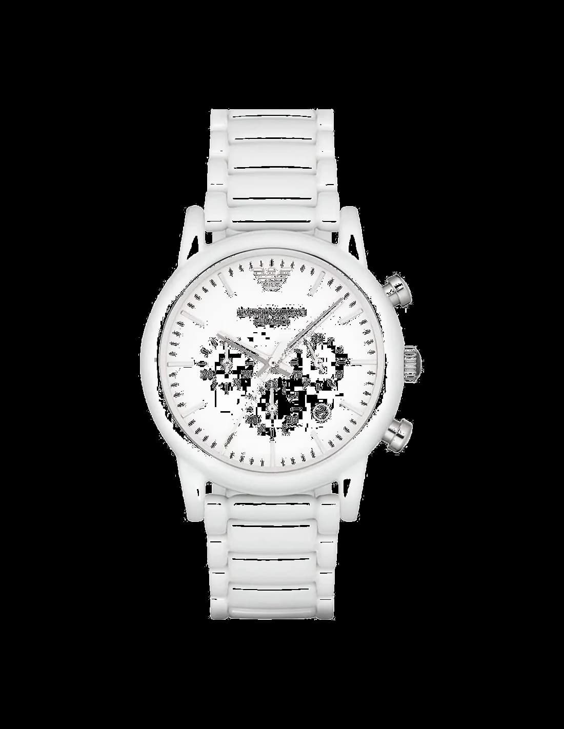 Montre Emporio Armani AR1499 Luigi Ceramica - Céramique blanche unisexe