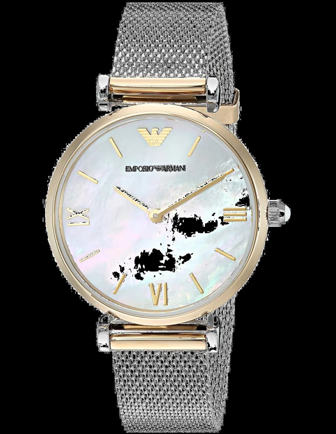 Montre-bracelet Femme Emporio Armani AR2068 Cadran Nacre et Boîtier Or