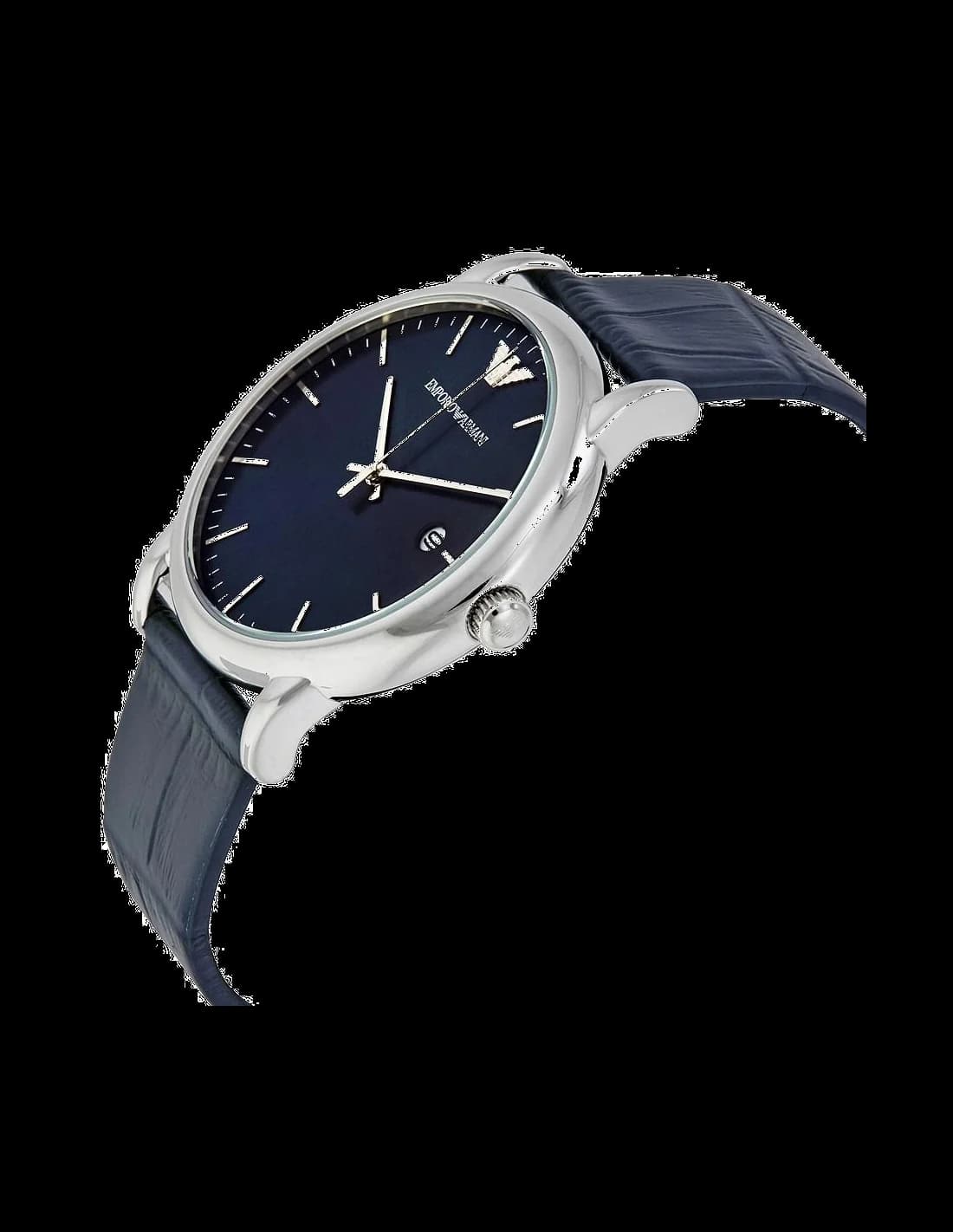 Montre Homme Emporio Armani AR2501 Cadran et Bracelet Cuir Bleu vue 2