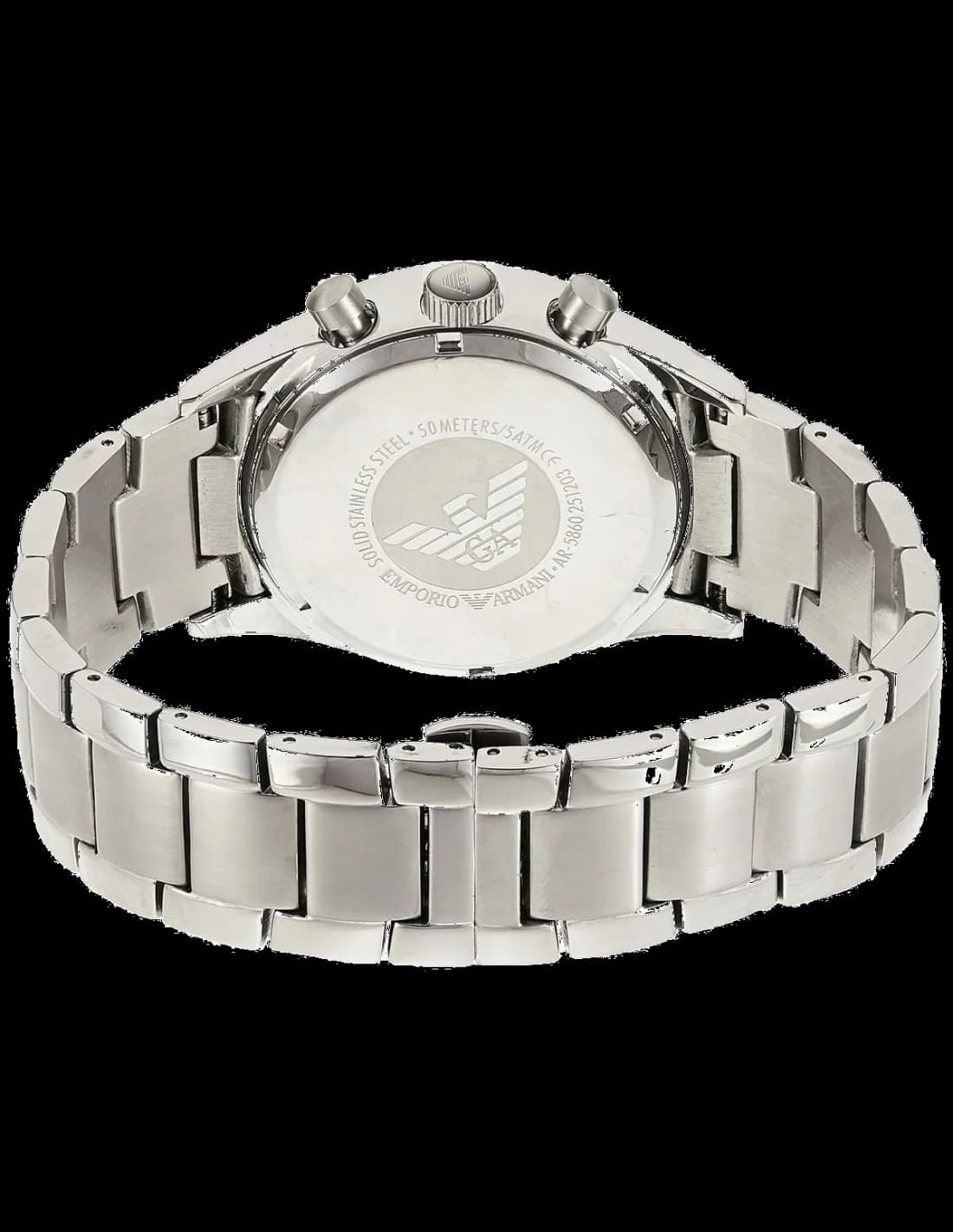 Montre Homme Emporio Armani Sportivo AR5860 - Cadran Bleu Acier Inoxydable vue 2