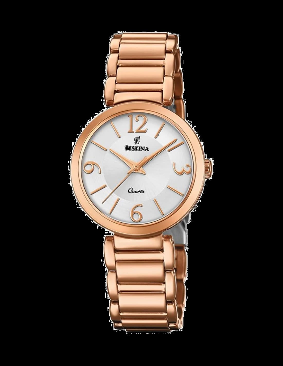 Montre Festina F20215/1 Mademoiselle Cadran Cristaux Acier Or Rose