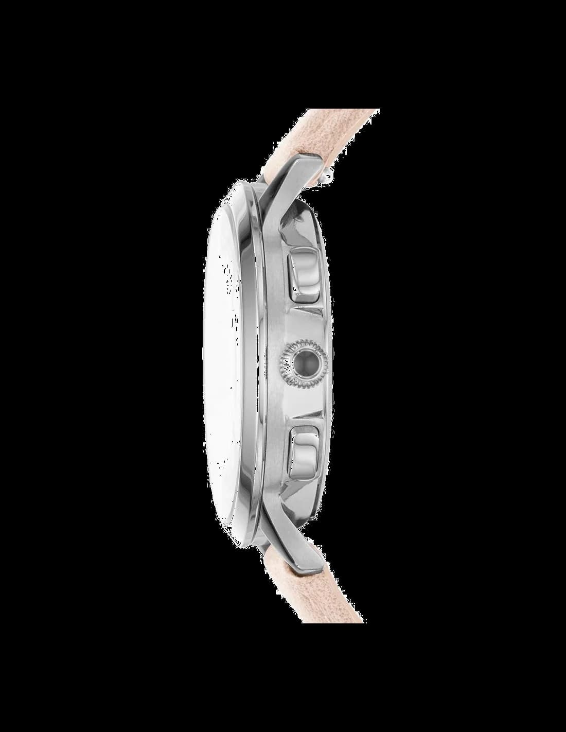Montre Femme Fossil Abilene CH3088 Chronographe Cadran Fuchsia Bracelet Cuir Rose