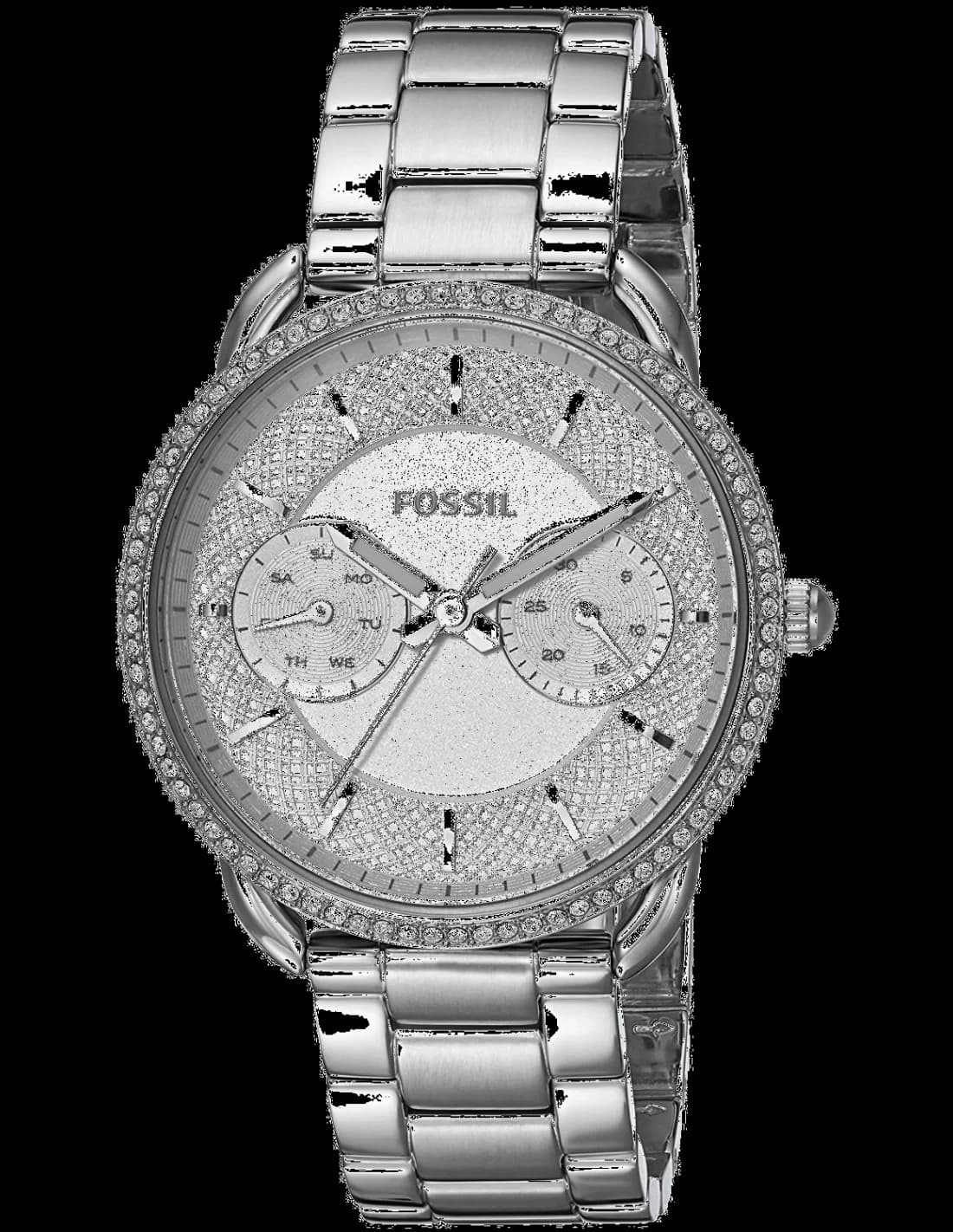 Montre Fossil Tailor ES4262 pour Femme, Cadran et Bracelet Argent Acier Inoxydable