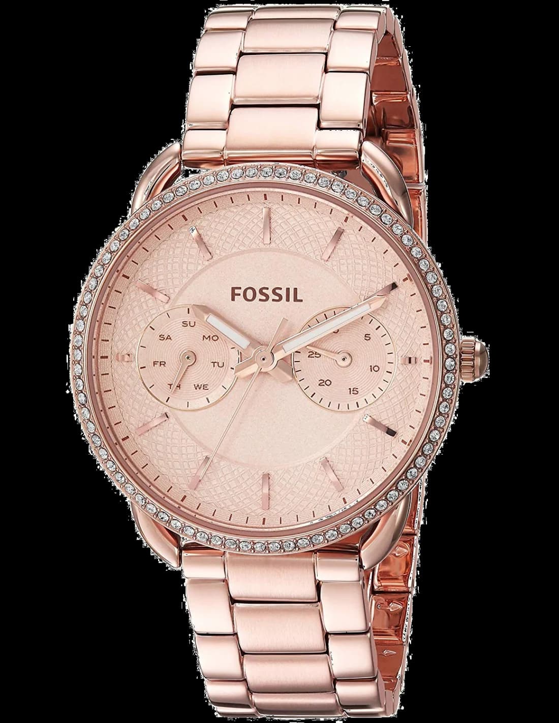 Montre Femme Fossil Tailor ES4264 en Acier Doré Rose
