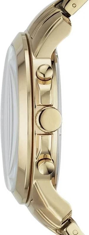 Montre Homme Fossil Grant FS4815 Cadran Noir Bracelet Acier Doré vue 2