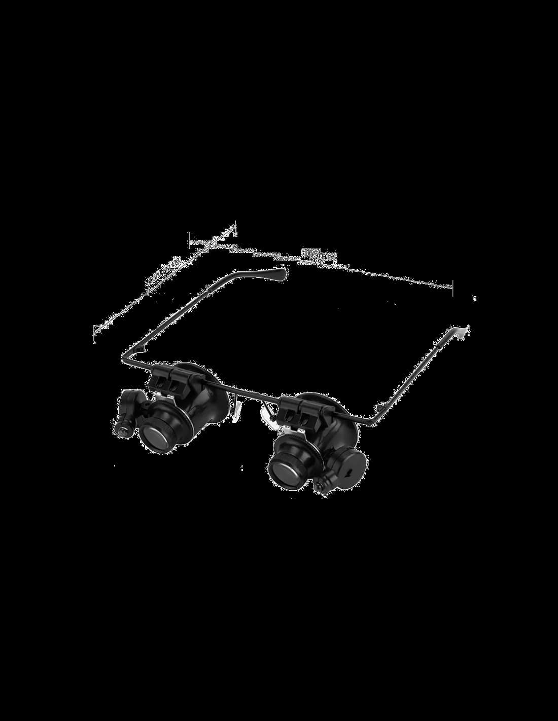 Lunettes horloger Gasmann avec loupe 20X, référence 106535, pour réparation de montres vue 2