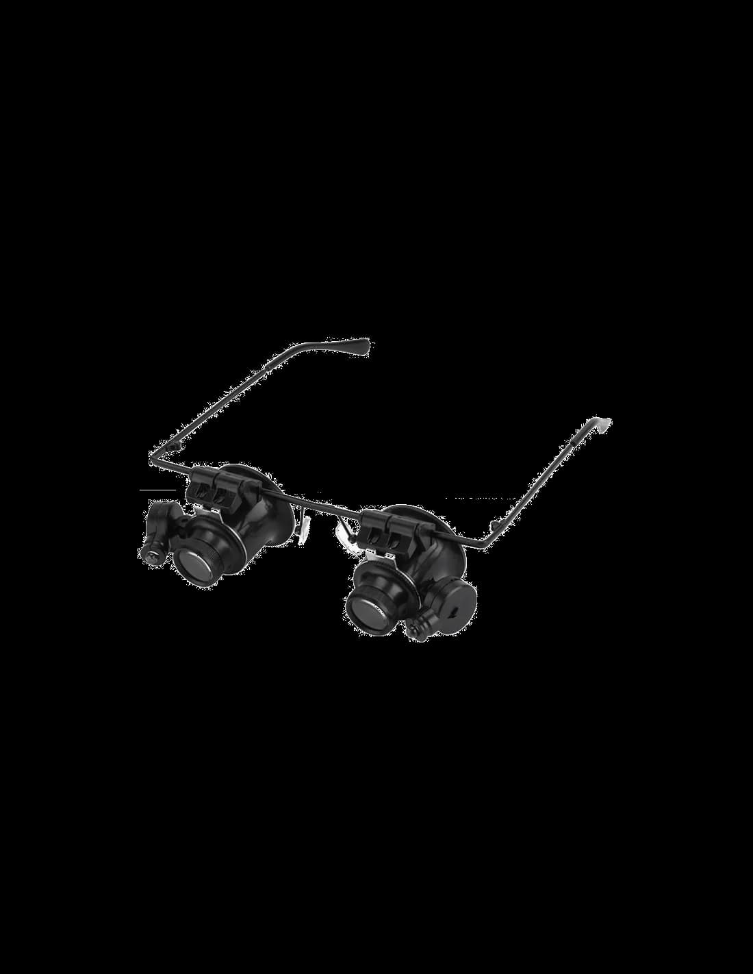Lunettes horloger Gasmann avec loupe 20X, référence 106535, pour réparation de montres