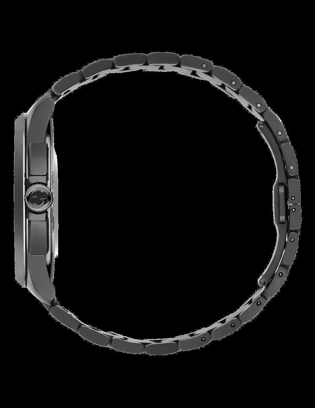 Montre Homme Gucci G-Timeless XL Chronographe Acier Noir Réf. YA126269 vue 2