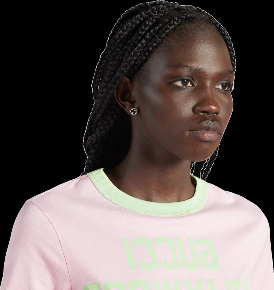 Boucles d'oreilles Gucci Interlooking en argent 925 motif GG - Réf. 109527 vue 2