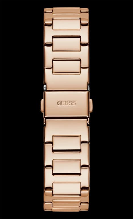 Montre Guess Duchess GW0558L3 pour Femme - Boîtier or rose strass, bracelet acier vue 5