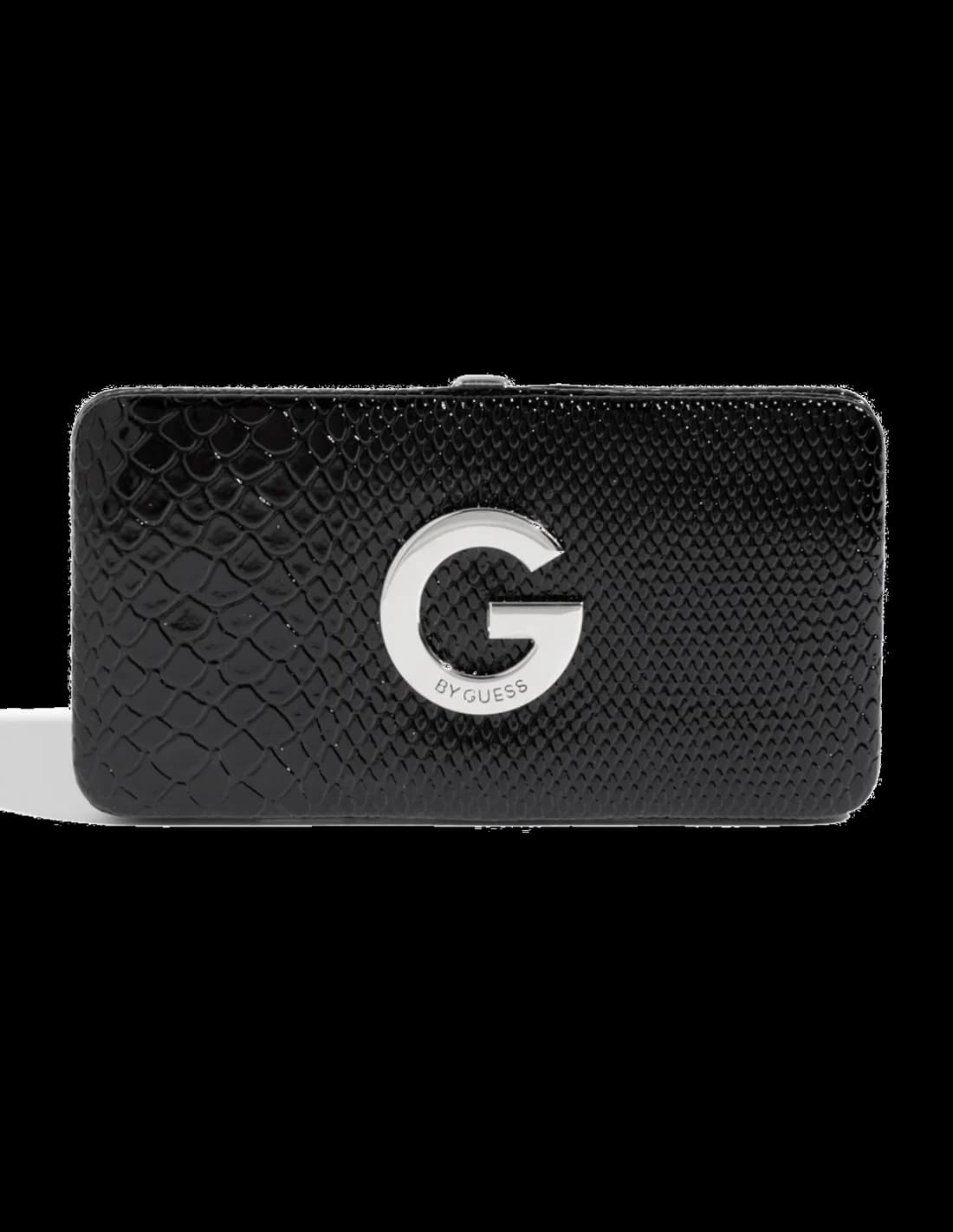 Portefeuille Guess rigide noir pour femme - Réf. 12049839