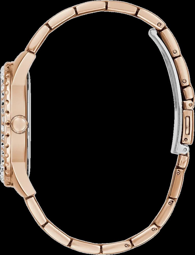 Montre Guess Femme GW0111L3 Acier Inoxydable Or Rose, Cadran Nacre Noire vue 2