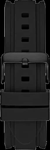 Montre Homme Guess GW0211G3 - Cadran noir multifonction, bracelet silicone noir vue 3