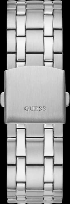 Montre Homme Guess GW0260G1 Continental en Acier Argent avec Cadran Noir Multifonction vue 5