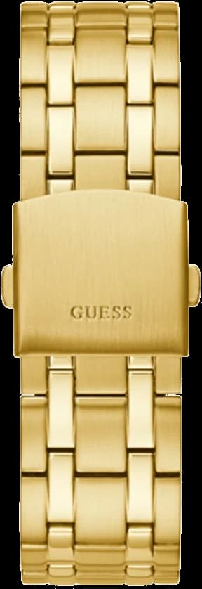 Attache bracelet Guess GW0260G2 bracelet acier doré maillons polis, fermoir déployant double sécurité, finition brillante