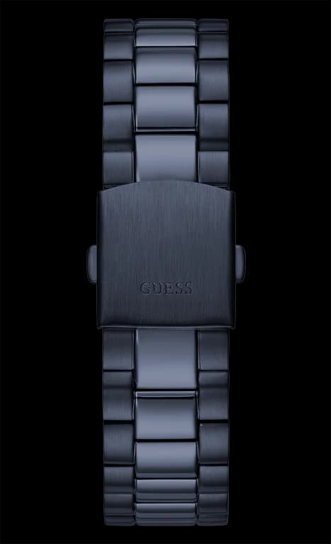 Montre Homme Guess Connoisseur GW0265G9 - Cadran et bracelet acier bleu vue 5