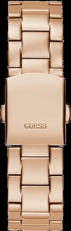 Attache bracelet Guess GW0314L3 en acier bicolore maillons milanais et fermoir déployant à double sécurité