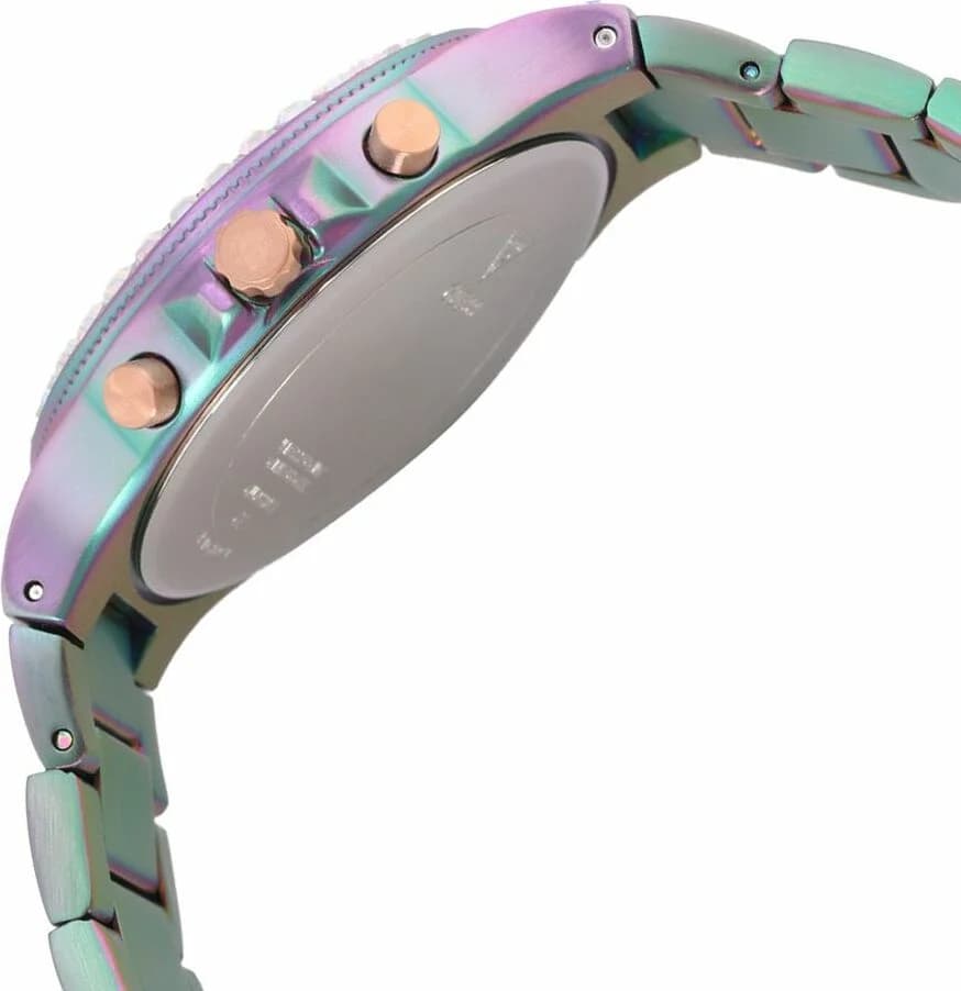 Attache bracelet Guess GW0320L4 à maillons acier inoxydable argentés, fermoir déployant ajustable et sécurité