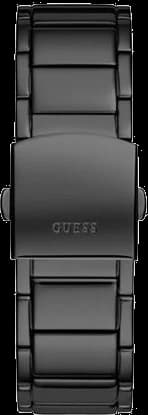 Attache bracelet Guess GW0387G3 en acier inoxydable brossé avec fermoir déployant double sécurité et maillons ajustables