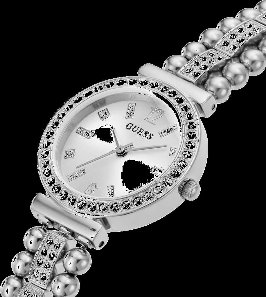 Montre Femme Guess Gala GW0401L1 en Acier Argenté avec Cadran Strass vue 4